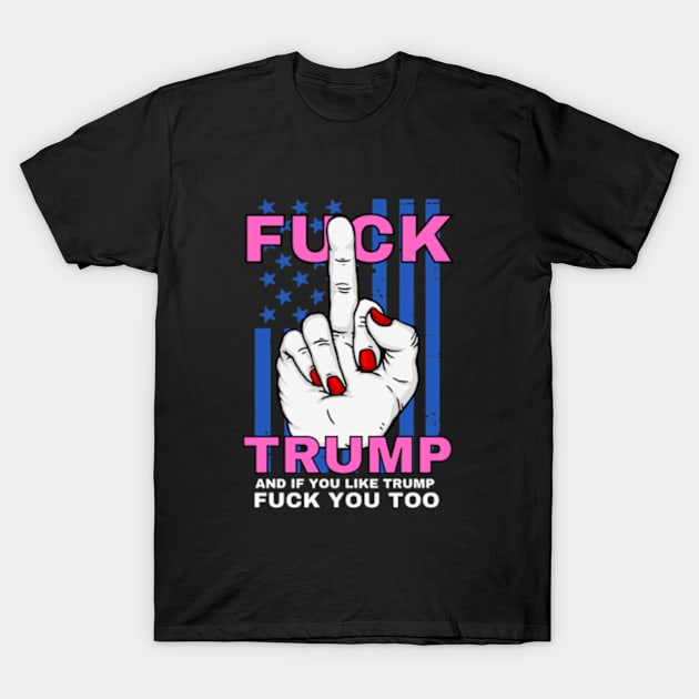 FUCK TRUMP  Joe Biden Harris 2024-anti trump T-Shirt by graphicaesthetic ✅